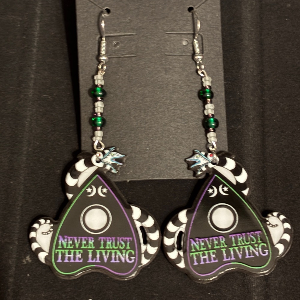 Unique Black and White Earrings